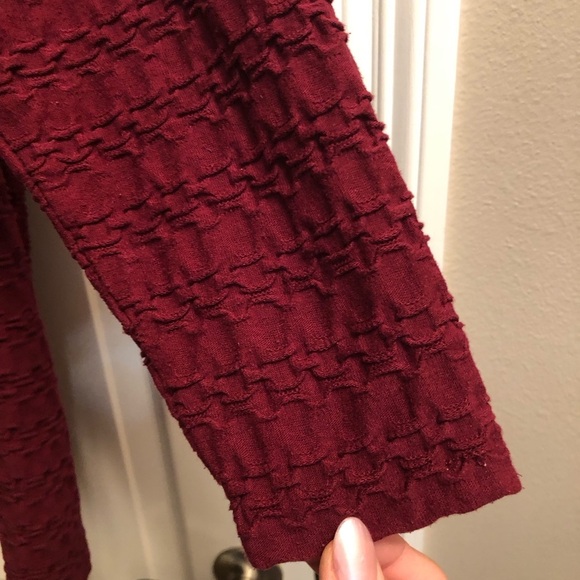 Vintage 80s Pullover from Fast Fashions of California Burgundy - Picture 7 of 7